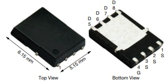 Vishay Semiconductors SI73 TrenchFET®功率MOSFET